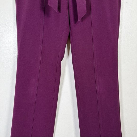 Banana Republic Logan Tie Waist Purple Trouser - Picture 6 of 15